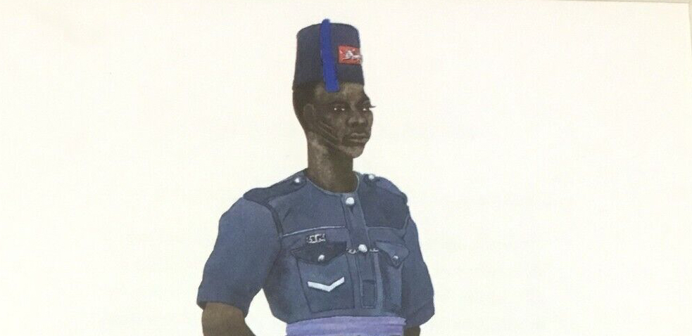 1950s policeman from Nigeria