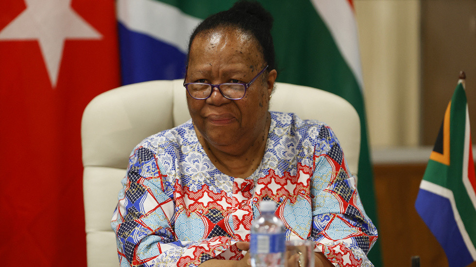 South African Minister of International Relations and Cooperation Naledi Pandor. © Phill Magakoe / AFP
