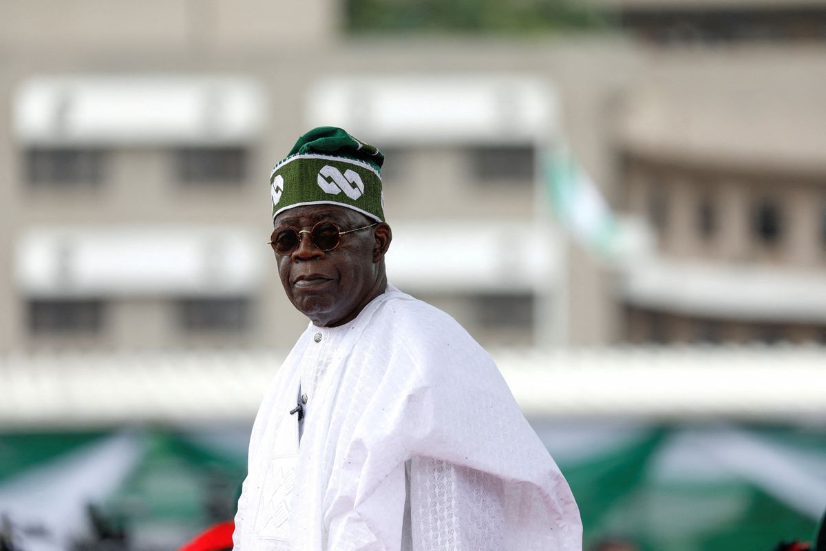 Nigeria's President Bola Tinubu looks on after his swearing-in ceremony in Abuja, Nigeria May 29, 2023. REUTERS/Temilade Adelaja/File Photo