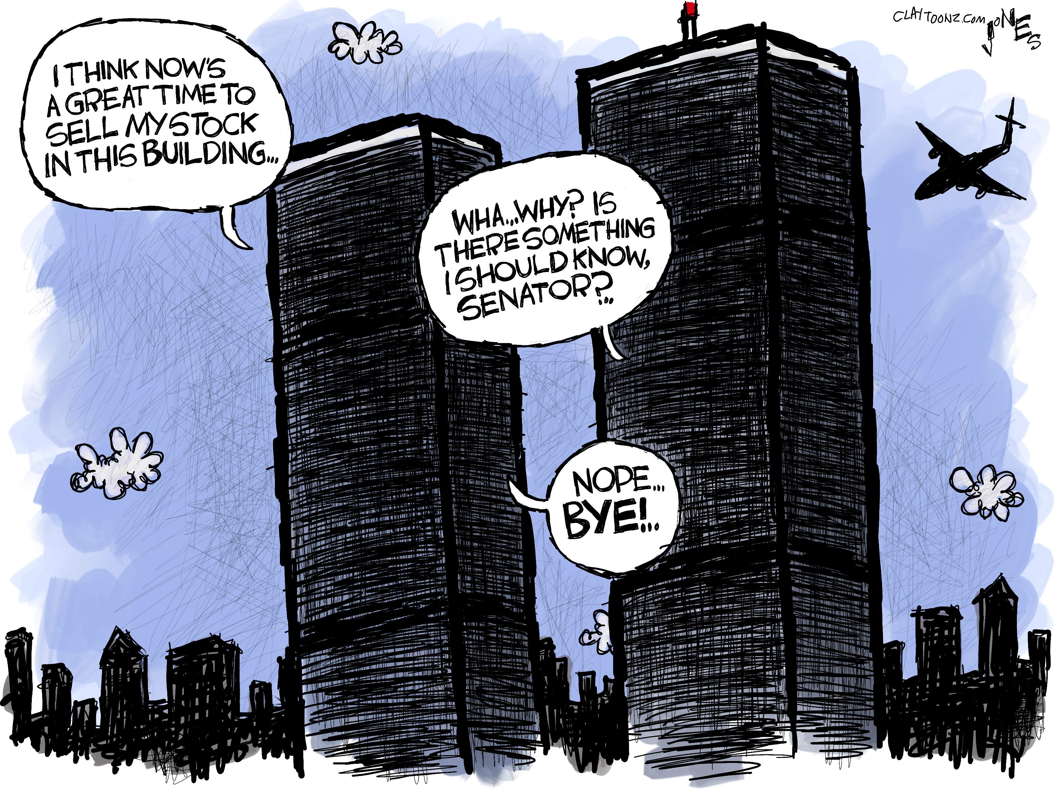 Cartoon US marks Sept. 11 attacks with Pentagon, World Trade Center site events